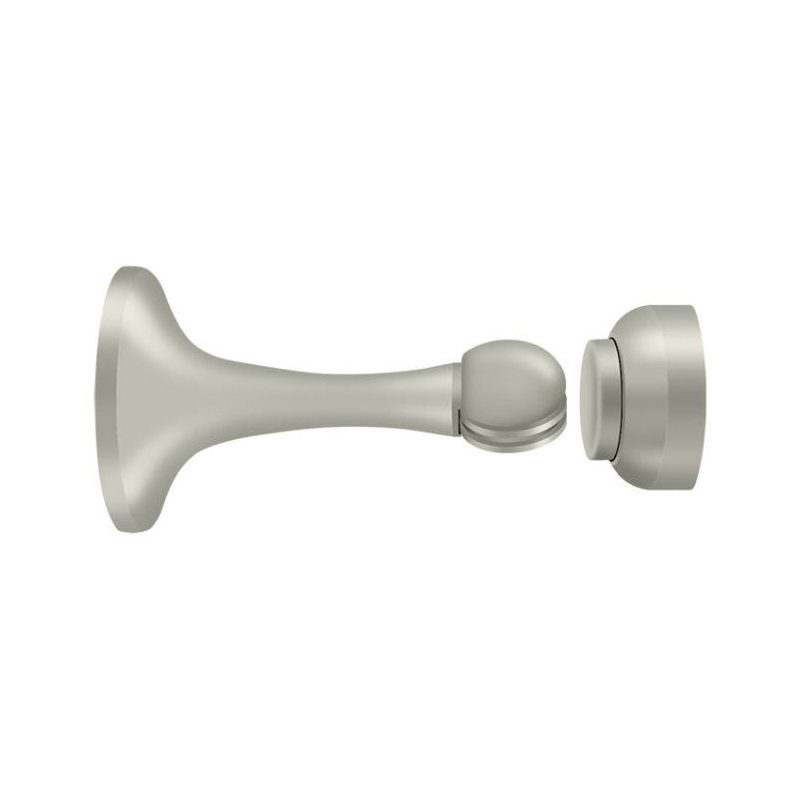 Support de porte magnétique Deltana MDH30U15 3 po; finition nickel satiné, Nickel brossé