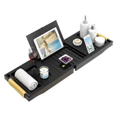 Idylwood Freestanding Bamboo Bath Caddy