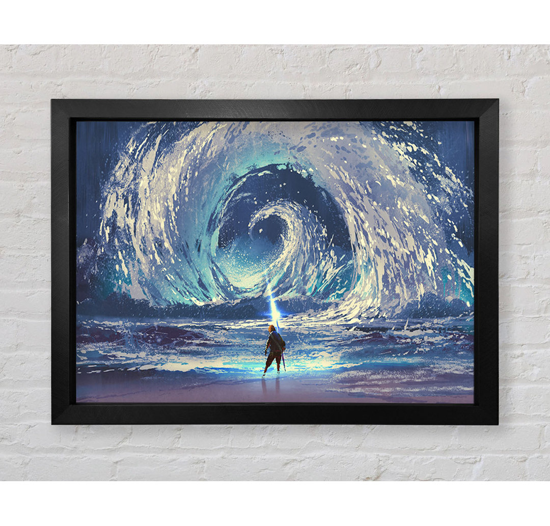 Swirl Of Ocean Powers - Einzelner Bilderrahmen Kunstdrucke