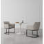 Fauteuil en cuir gris clair Serena Serena-91028796
