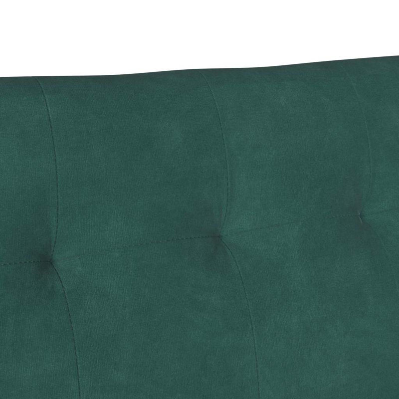 Vidaxl Chesterfield Bench Dark Green 44.09 X 25.79 X 29.53 In Velvet, Dark Green