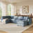129" Modular Sectional Sofa-1002693587