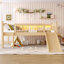 Lit mezzanine bas en bois avec tablettes, éclairage DEL, échelle et garde-corps-1454789956-1454789976