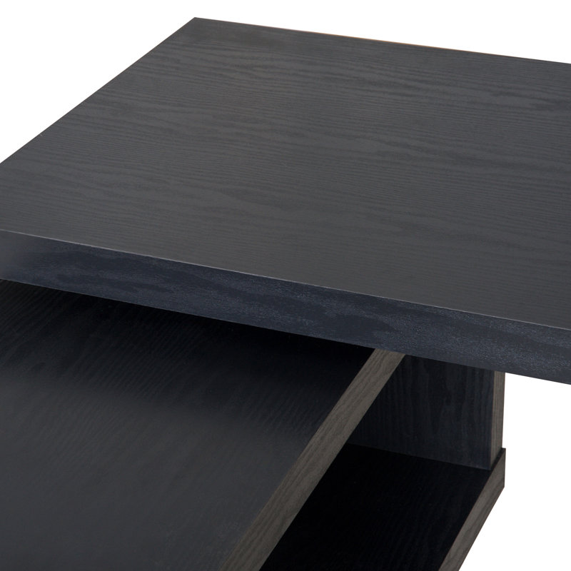 Conestoga L-Shaped Computer Desk, Black