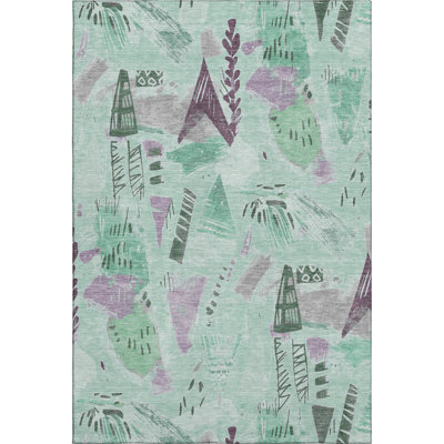 Premium Machine Washable Harjo AMF1573 Modern Rug