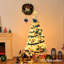 Arbre de Noël blanc avec fil mémoire, arbre en PVC artificiel à charnière à 1064 pointes, arbre de Noël de Noël facile à assembler pour la décoration intérieure (ornements non inclus)-115739303