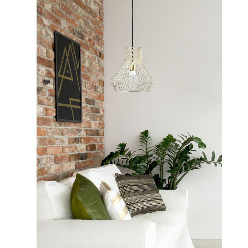 Maughan 1 - Light Dome Pendant, Gold, Gold/Black