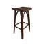  Tabouret de bar oriental en rotin à hauteur de comptoir