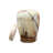 Decorative Marble Cremation Urn For Adults, White And Brown Marbled Pattern, Large Capacity-113912090
