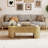 Lift-top Coffee Table With Hidden Storage, Oval Coffee Table With Lift-up Tabletop, Mid-century Modern Style Coffee Table-599682501