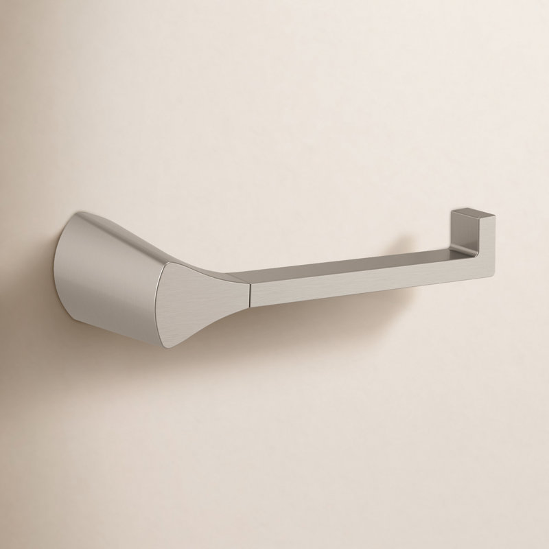 Porte-papier hygiénique mural Zura, Inoxydable