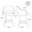 Tabouret de comptoir rembourré Lainey-104838744