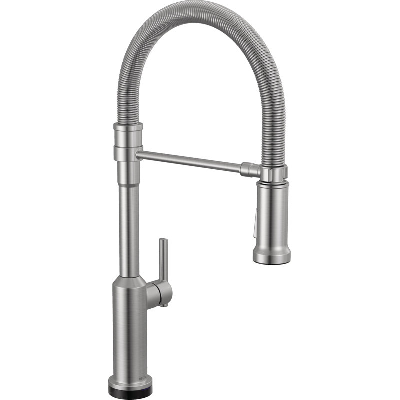 Touch2O Technology Kitchen Faucet with Touchless Technology, Lumicoat Arctic Stainless
