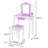 Hannakaisa Solid Wood Kids Vanity Set with Mirror-1437023261