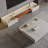 Simulated flame electronic fireplace TV stand-107361149-107361151