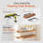 Solid Acacia Wood Floating Shelves Wall Mounted with Round Edge (Set of 2) -1629237461-1629237482