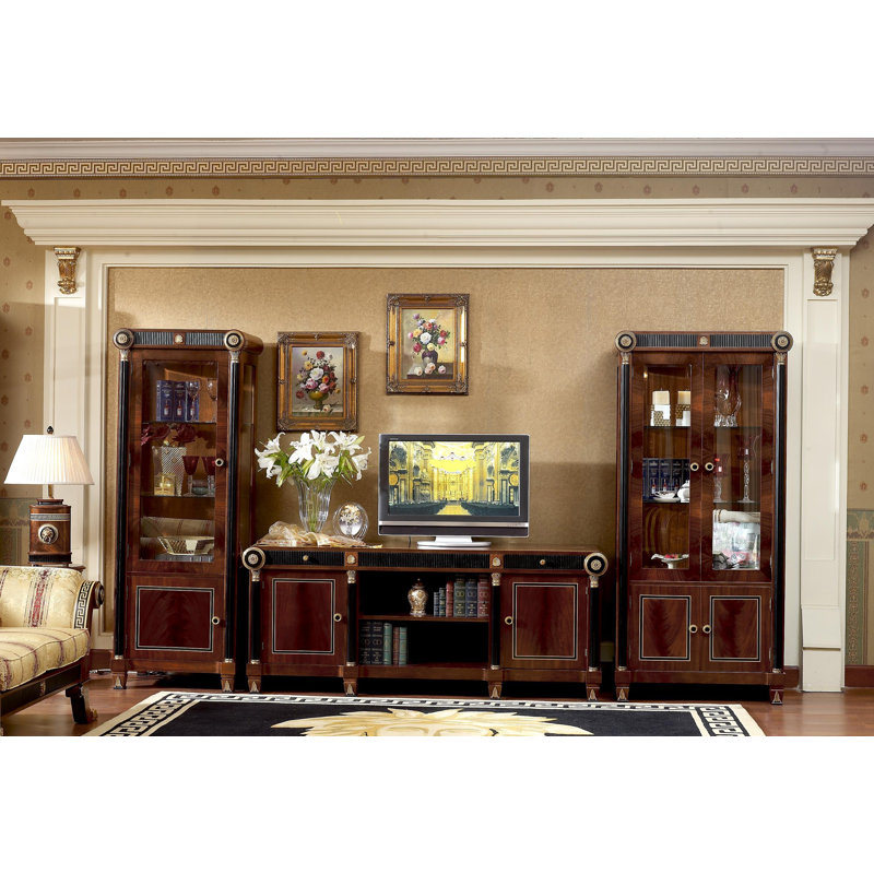 Empire Solid Wood Lighted China Cabinet