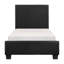Mobilier de chambre à coucher contemporain en similicuir durable pour lit plateforme 1Pc-1225813184
