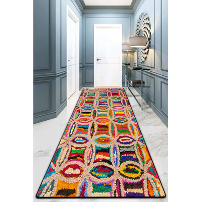 Machine Washable Carpet (5.2 x 4.6 ft), 100% Polyester, 0.4 in Pile Height | Antibacterial, Non-Slip Underside, Dot Base | Perfect for Living Room, Bedroom, or Playroom, Easy Care & Durable Design