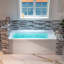 60" X 32" Alcove Acrylic Rectangular Whirlpool Heated Jetted Tub With Drain & Overflow-105242472-105242473
