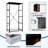 4 Drawer Dresser for Bedroom, Narrow Chest of Drawers, Wooden Top and Study Iron Frame 18"x37.5"-(WxH)