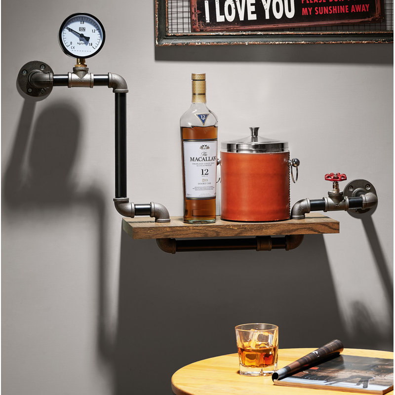 Graham Industrial Pipe Shelves