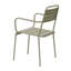 Pendry Powder Coated Steel Outdoor Stacking Dining Armchair-1756572112