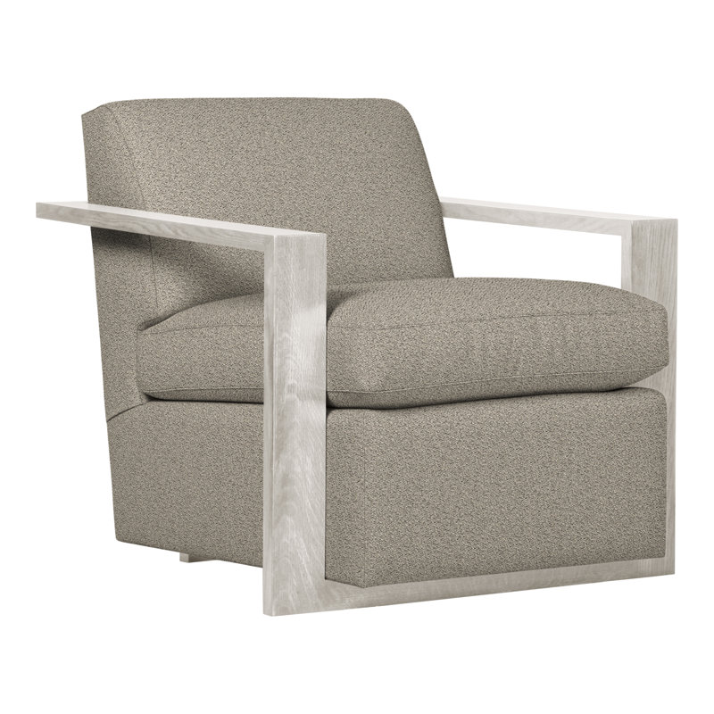 Thom Filicia Home 32" Wide Upholstered Armchair, Casa Blanca, Callaloo Cotton