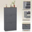 3 Drawer Shoe Cabinet with Top Modern Shoe Storage For Hallway Living Room & Bedroom-644223693