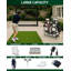 Support de rangement pour golf 2 sacs, organisateur de garage