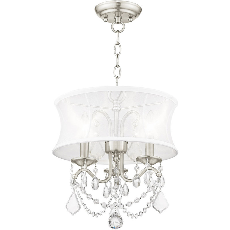 3 - Light Drum Chandelier