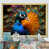 Cadre photo doré simple sélectionné