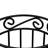 Scroll Pantryware Metal Round Utensil Crock-111378389