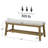 44.4"W Modern Upholstered Wooden Storage Bench with Lower Shelf-1589570108