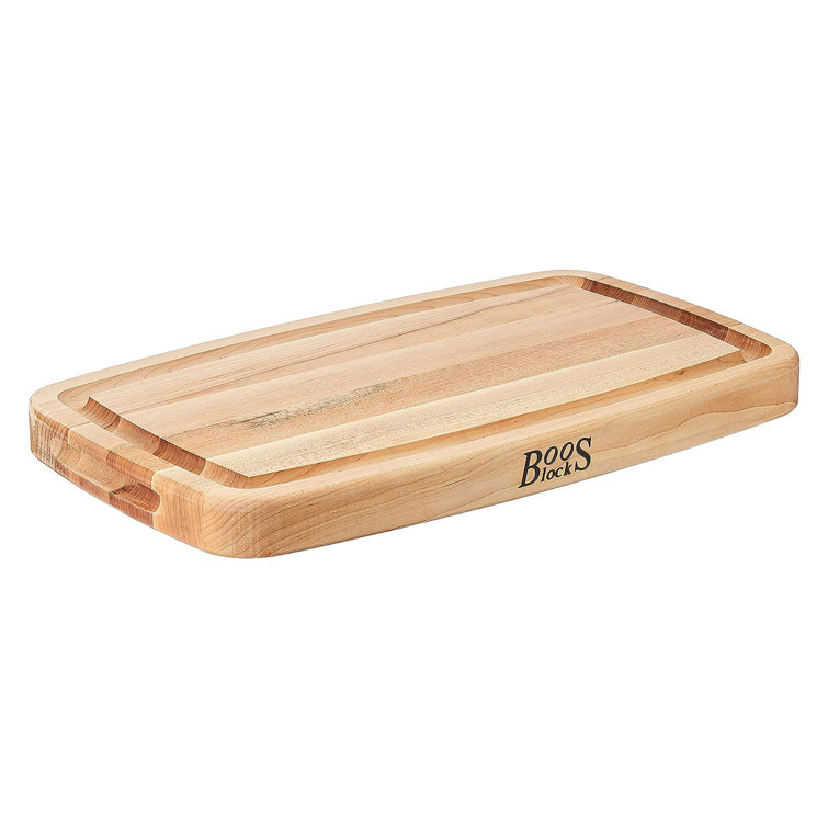 Boos Edge-Grain Rectangular Walnut Wood Cutting Board