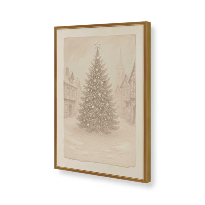 «Town Square Noel», reproduction d'art