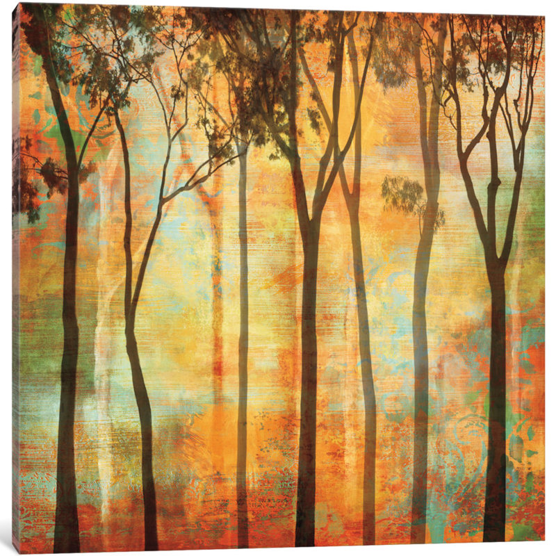 « magique forest i », reproduction d’art sur toile, H 48 po x l 48 po x P 1,5 po