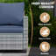 Ensemble de conversation d'extérieur à 5 coussins avec coussin-223078698-223078688-223078690