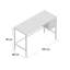 Alcester Metal Base Writing Desk