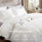Bedsure Luxury Hotel Duvet Cover, 100% Cotton Rope Weave Bedding Set, Includes 1 Duvet Cove with Hidden Zipper & 2 Pillow Shams, Linen, Comforter Sold Separately-117599864-117599865