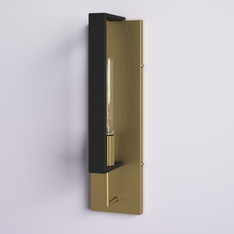 Luka Steel Candle Wall Light