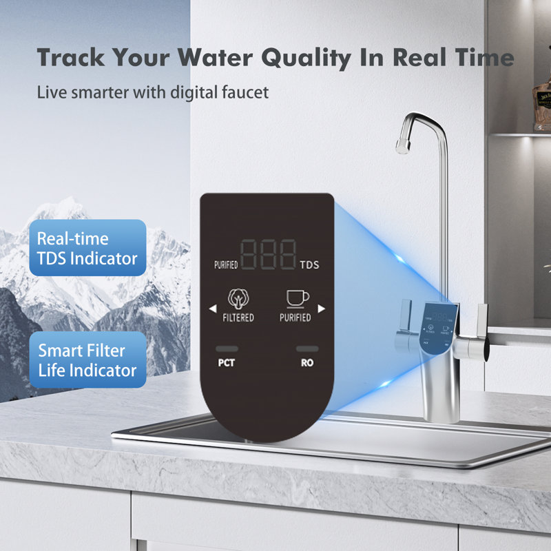 Purificateur d'eau par réservoir sans osmose inversée