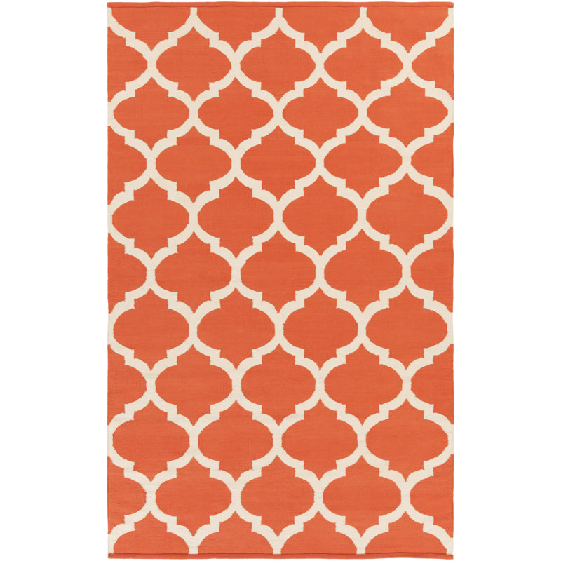 Bethy Cotton Geometric Indoor Rug, Rectangle 9' x 12'