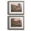 Evening / Tuscany I - ensemble de 2 peintures encadrées-2006553902-2006553903