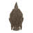 6.5X6.3X12" Meditating Buddha Head Sculpture, Large