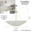 Luminaire suspendu 8 lumières 36 "Coastlyn-116415989-116415992-116415994