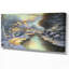 «Evening Glow in Christmas Eve», reproduction sur toile tendue-29503461