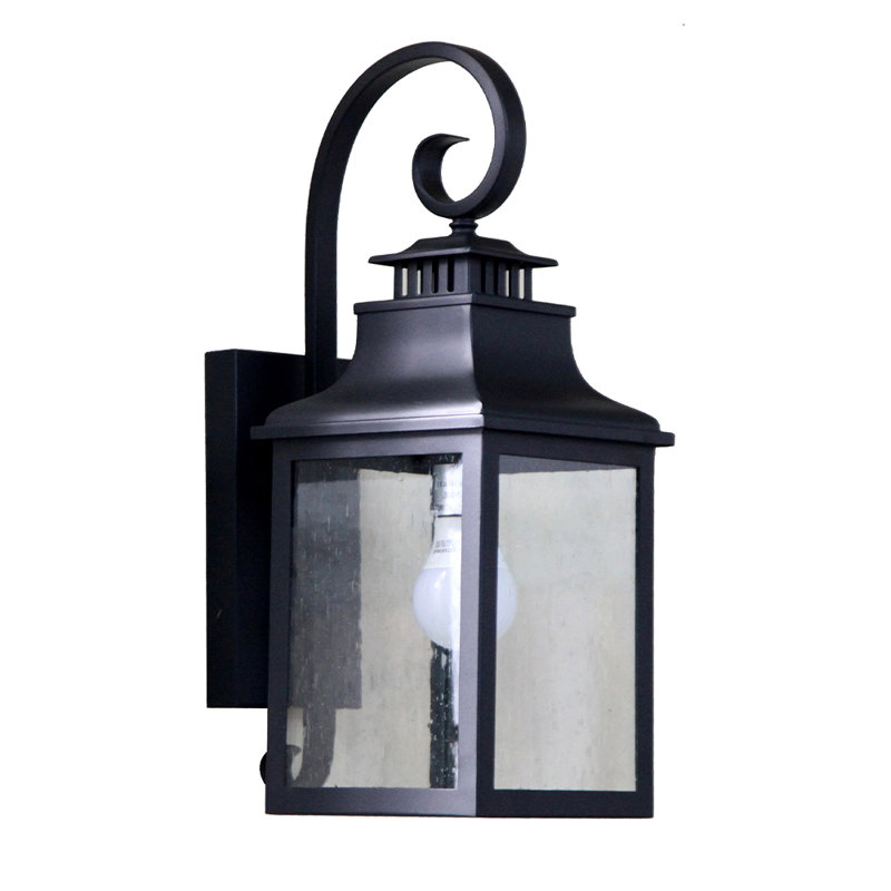 Lampe murale d'extérieur 1 lumière Morgan au fini noir