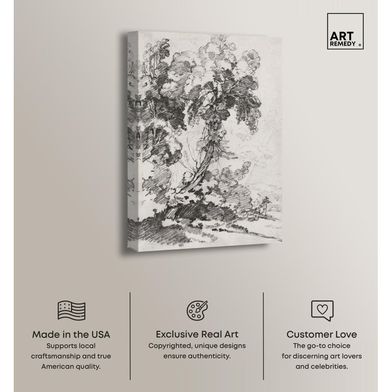 Vertical Wrapped Canvas Landscape Art in Fade-Resistant Inks