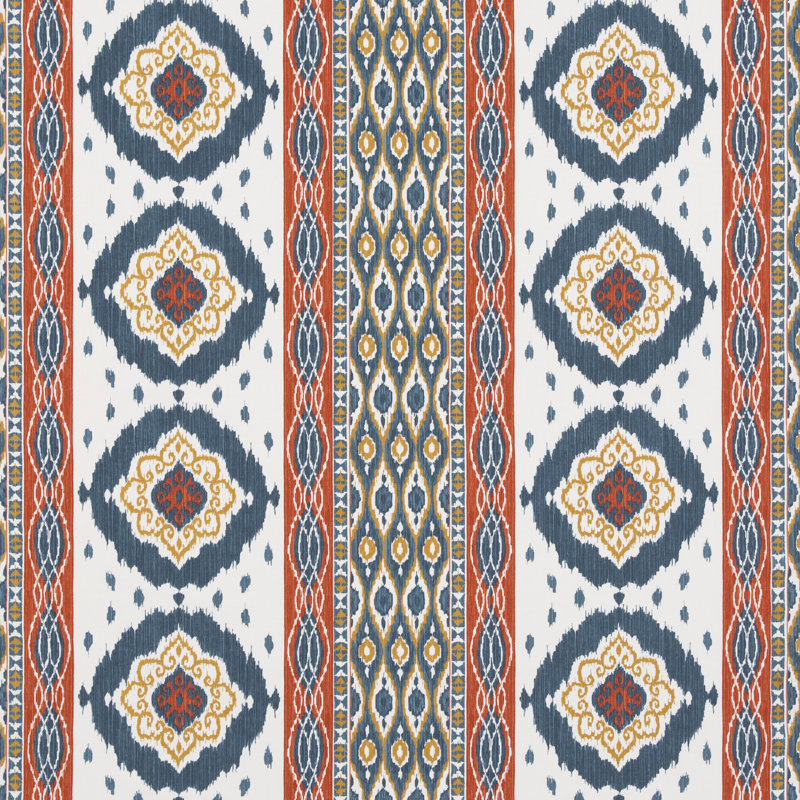 Caspian Crosby Cotton Blend Fabric, Indigo